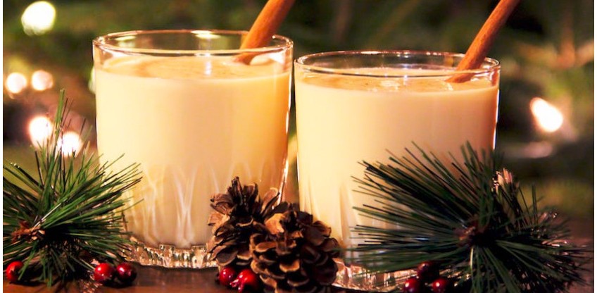 Yum! homemade eggnog recipe